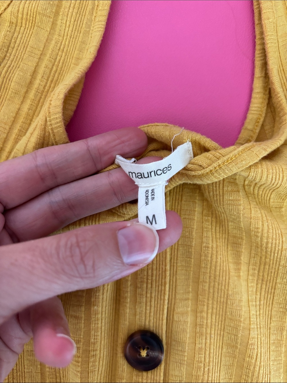 Maurices Ribbed Button-Front Tank Tops - Picture 11 of 13